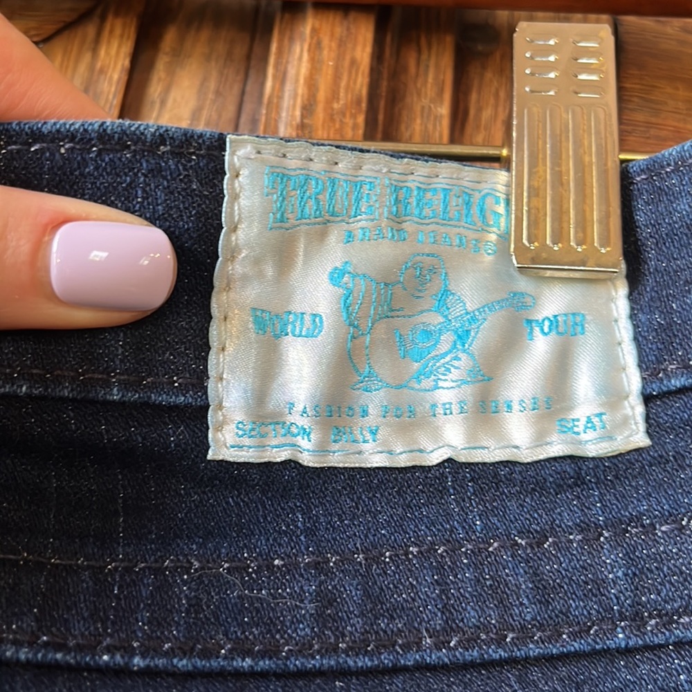 True Religion Sequin Pocket Jeans – Size 26 - Picture 6 of 16